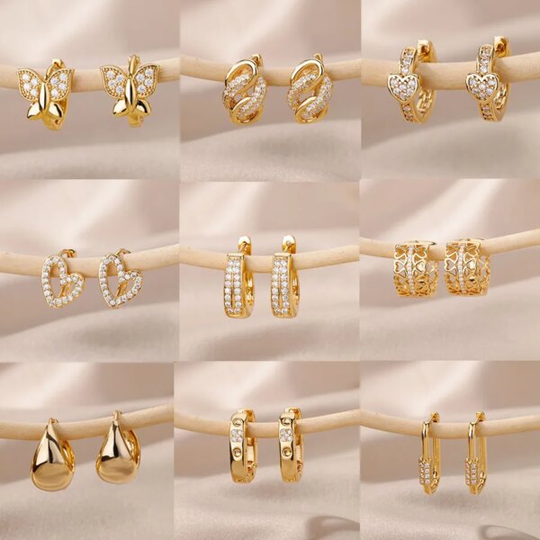 69813-a7f4ac.jpg boucles d oreilles mariée géométriques en acier inoxydable pour femmes, bijou en Zircon