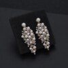 boucles d oreilles mariée de mariée couleur or, boucles d'oreilles de déclaration