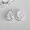 boucles d oreilles mariée en Forme de Goutte d'Eau Cubique, Bijoux à Faire Soi-Même