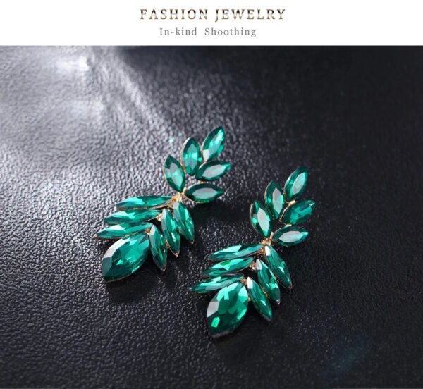 boucles d oreilles mariée longues en biscuits cristal clair pour femmes, bijoux de mariage