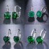 boucles d oreilles mariée pour femme, bijoux de mariage, Zircon cubique