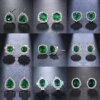 boucles d oreilles mariée pour femme, bijoux de mariage, Zircon cubique