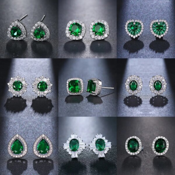 boucles d oreilles mariée pour femme, bijoux de mariage, Zircon cubique