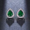 boucles d oreilles mariée pour femme, bijoux de mariage, Zircon cubique