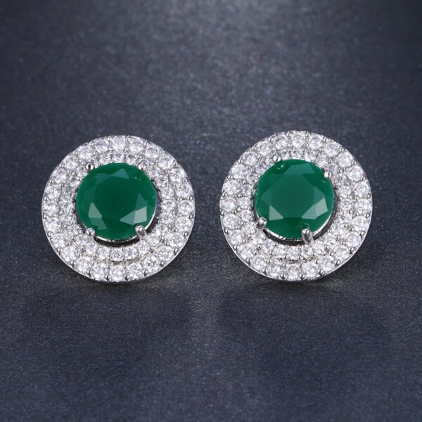 boucles d oreilles mariée pour femme, bijoux de mariage, Zircon cubique