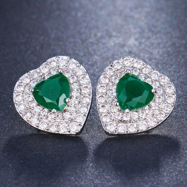 boucles d oreilles mariée pour femme, bijoux de mariage, Zircon cubique