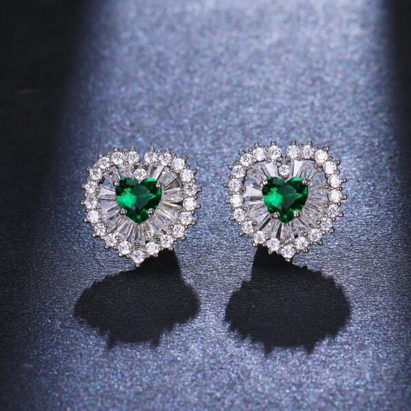 boucles d oreilles mariée pour femme, bijoux de mariage, Zircon cubique