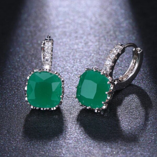 boucles d oreilles mariée pour femme, bijoux de mariage, Zircon cubique