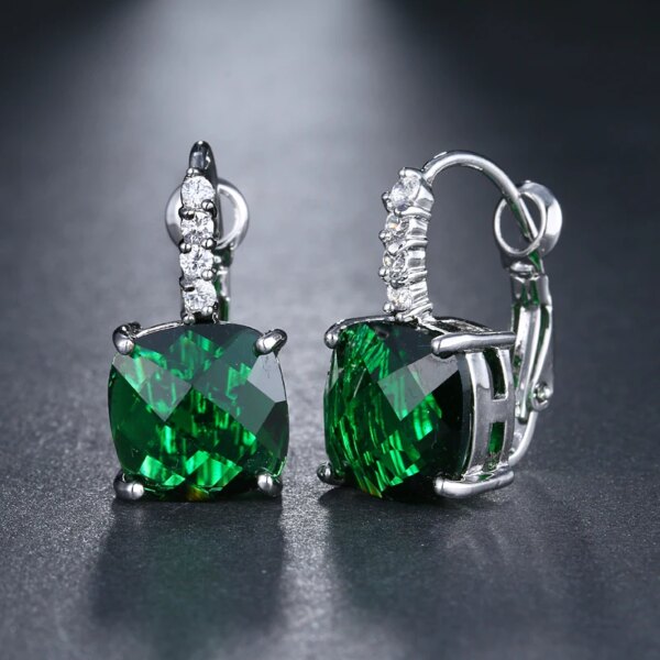 boucles d oreilles mariée pour femme, bijoux de mariage, Zircon cubique