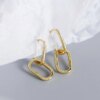 70760-c66ea5.jpg boucles d oreilles mariée antiallergiques pour femmes, couleur argent, Ellipse géométrique en forme de U