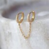 70935-608171.jpg Boucle d oreille 2 trous en Clip Brcorporelle à 2 Trous pour Femme, Accessoires de Bijoux Coréens