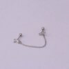 70955-09fc18.jpg Boucle d oreille 2 trous en Acier Inoxydable, 2 Pièces, 20g, 0.8mm