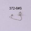 Boucle d oreille 2 trous à Double Perçage pour Femme et Adolescent