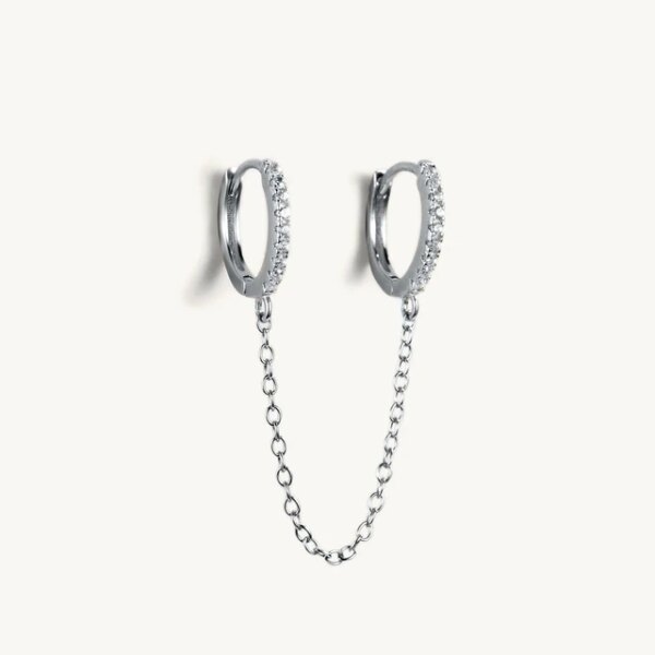 70998-4ee32e.jpg Boucle d oreille 2 trous en argent Sterling 925 et Zircon blanc pour femmes