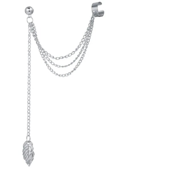 Boucle d oreille 2 trous en Clip Brcorporelle pour Femme, Bijoux de ix
