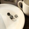 Boucle d oreille 2 trous clip perle double couche pour femmes et filles, manchette d'oreille de luxe