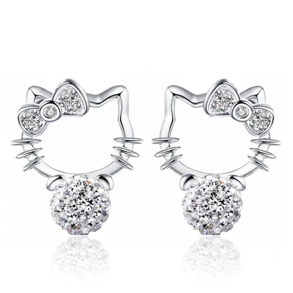 boucle d oreille perle en argent 925 pour femme, nouvelle collection, perles en pierre de zircone cubique Super Flash