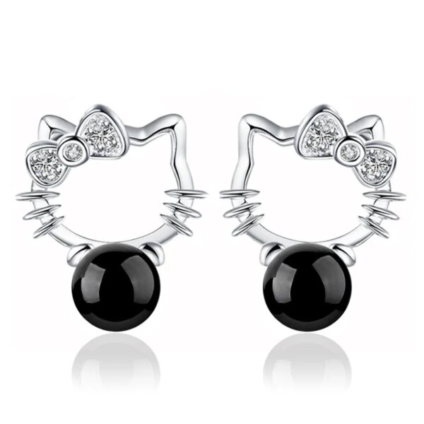 boucle d oreille perle en argent 925 pour femme, nouvelle collection, perles en pierre de zircone cubique Super Flash