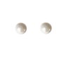 boucle d oreille perle à tige de perle en argent 925 pour femmes et filles, bijoux de fête en surbrillance brillante