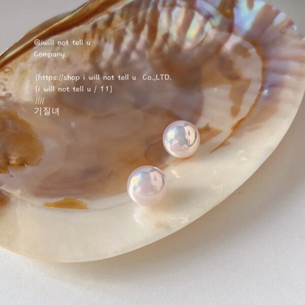 boucle d oreille perle à tige de perle en argent 925 pour femmes et filles, bijoux de fête en surbrillance brillante