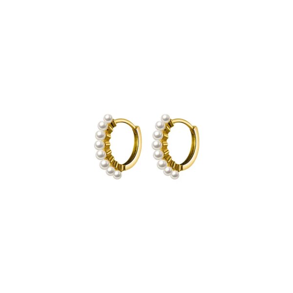 71368-8098be.jpg boucle d oreille perle créoles en argent Sterling 925 pour femmes, bijoux de Piercing en plaqué or français