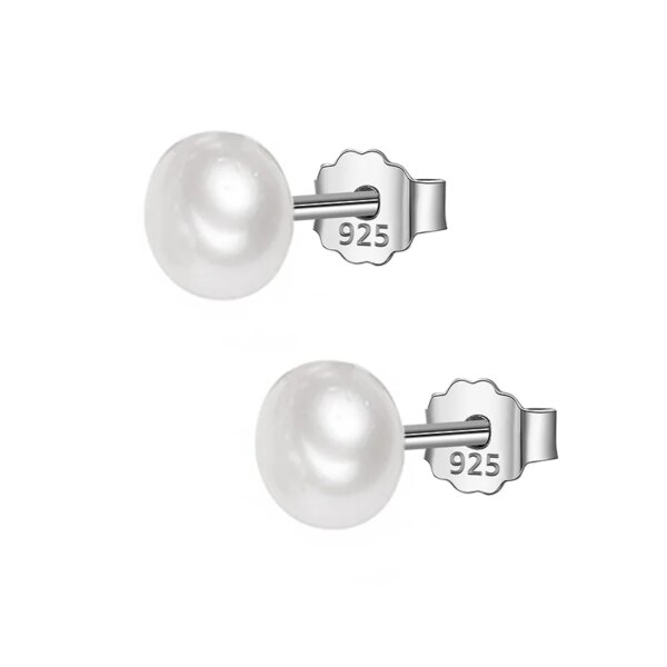 boucle d oreille perle en argent Sterling 925 authentique, bijoux fins en perles baroques irrégulières pour femmes