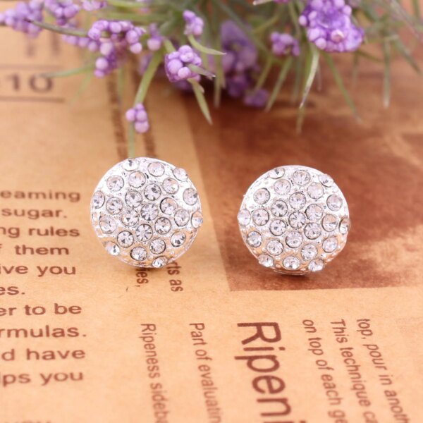 boucle d oreille perle en Strass et Perle Simulée pour Femme, Bijoux Mignons à réinitialisation