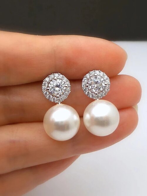 boucle d oreille perle Huitan boucles d'oreilles délicates Imitation perle accessoires de mariage