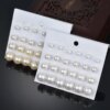 boucle d oreille perle Simulées pour Femme, Bijoux à la Mode, 12 Paires/Ensemble