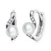 71864-d2b954.jpg boucle d oreille perle en argent Sterling 925 en Zircon brillant pour femme