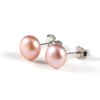 boucle d oreille perle d'eau douce naturelles authentiques, bijoux exquis