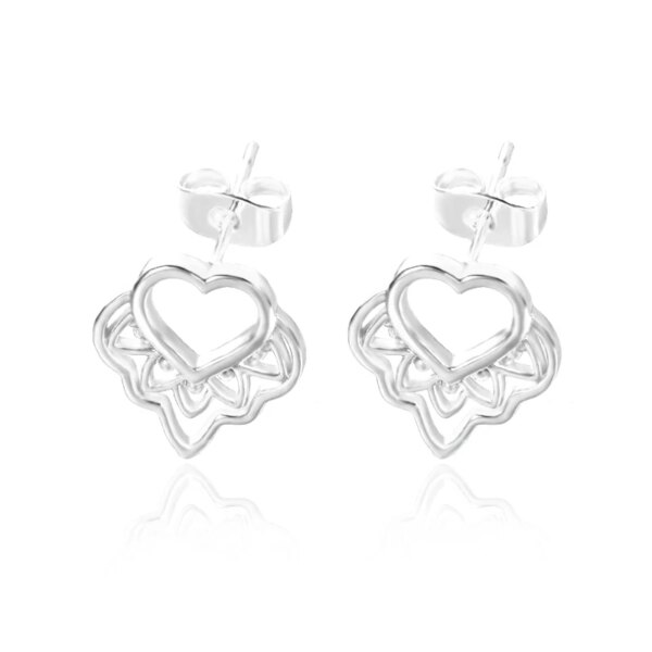 boucle d oreille perle en Imitation de perles pour femmes, bijoux en cristal, flocon de neige