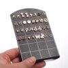 porte boucle d oreille Présentoir Portable pour bijoux, 48/72 trous, présentoir pour boucles d'oreilles