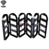 porte boucle d oreille 2/3/4 ventilateurs, écran pliant, boucles d'oreilles transparentes