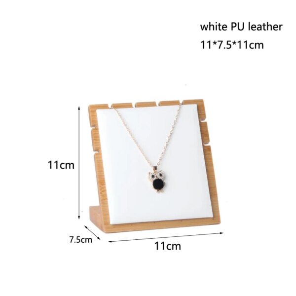 porte boucle d oreille 4 styles S/M/L bambou pendentif collier présentoir