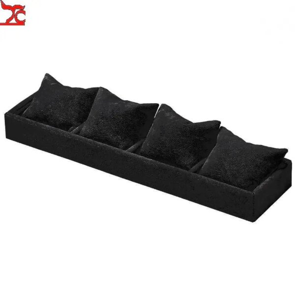 porte boucle d oreille Porte-bijoux en bois de la série Black Velvet, porte-bijoux, collier, support