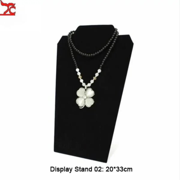 porte boucle d oreille Porte-bijoux en bois de la série Black Velvet, porte-bijoux, collier, support