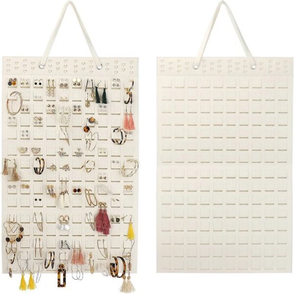 porte boucle d oreille Présentoir de boucles d'oreilles en feutre doux pour femmes et filles