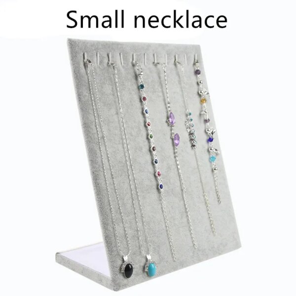 porte boucle d oreille Présentoir pour Colliers et Pendentifs, Organisateur de Bijoux pour Femme