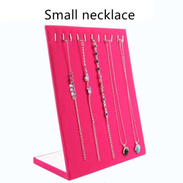 porte boucle d oreille Présentoir pour Colliers et Pendentifs, Organisateur de Bijoux pour Femme