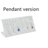 porte boucle d oreille Présentoir pour Colliers et Pendentifs, Organisateur de Bijoux pour Femme