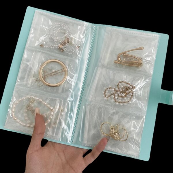 porte boucle d oreille Livre de bijoutier pour bijoux, bague, boucles d'oreilles, collier, bracelet