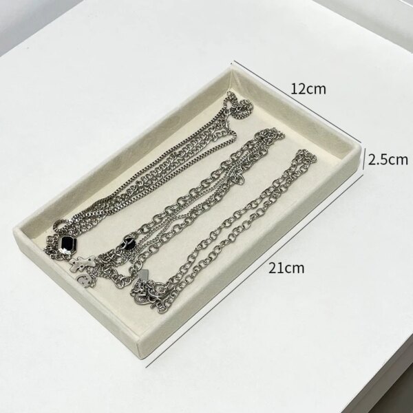 72625-735fc0.jpg porte boucle d oreille Plateau de présentation de bijoux en velours, grille empilable, boîte de rangement Design