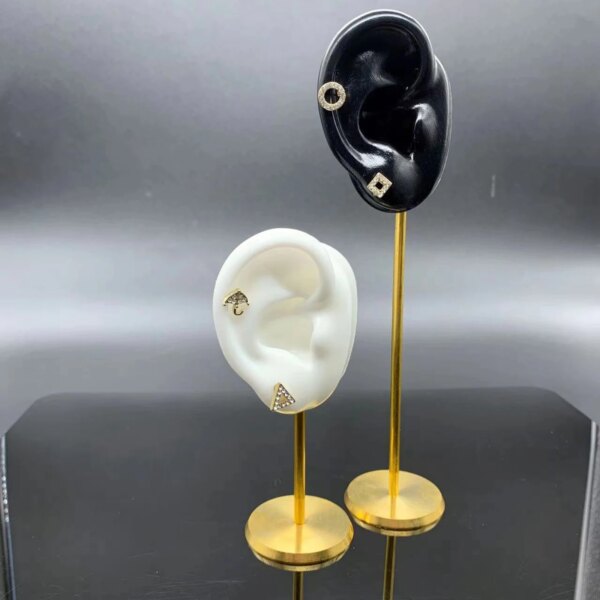 porte boucle d oreille Présentoirs de Boucles d'Oreilles Durables en Silicone Souple