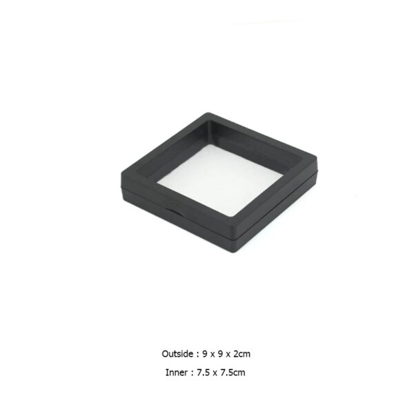 porte boucle d oreille Boîte de rangement de bijoux en film PE, étui d'emballage 3D