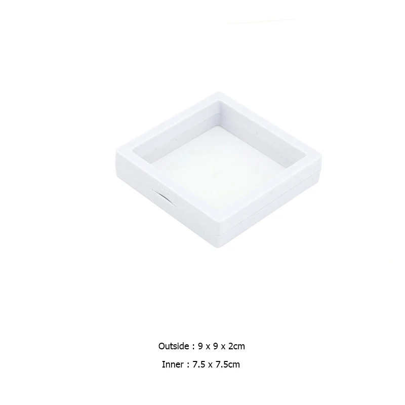 White 9x9cm