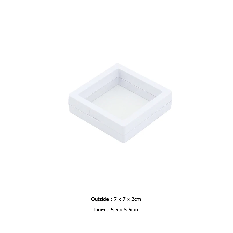 White 7x7cm