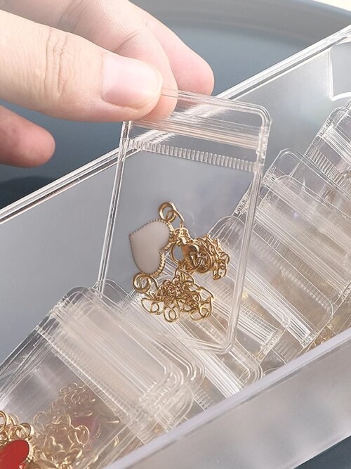 porte boucle d oreille Boîte à bijoux Portable Anti-oxydation tiroir de bureau