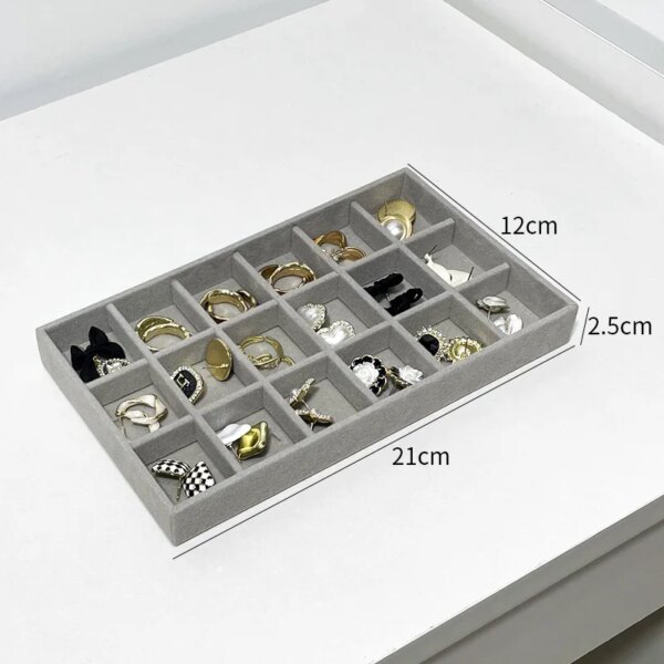 72885-faccc3.jpg porte boucle d oreille Boîte de présentation de bijoux en velours doux portable