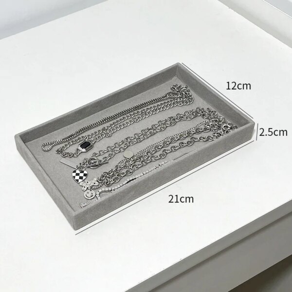 72887-7e58fb.jpg porte boucle d oreille Boîte de présentation de bijoux en velours doux portable